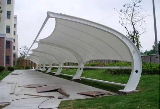 Landscape Tensile Canopy Umbrella Fabric high quality
